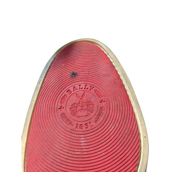 Bally High Heels Balmoral Red Suede with Rawhide Trim. Size 40/10 Made in Italy - Picture 4 of 12